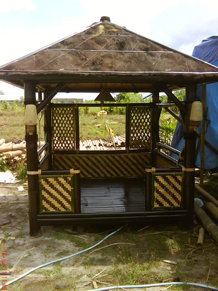 Jual Gazebo Bambu di Salatiga 085727624224 Jual Gazebo Bambu Murah Minimalis 